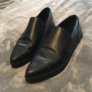 VINCE Paeyre Black Slip On Sneaker